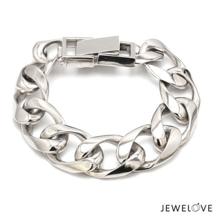 Platinum Heavy Bracelet for Men JL PTB 1183-A