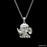 Load image into Gallery viewer, Baby Elephant Platinum Diamonds Pendant for Women JL PT P 1297
