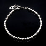 Load image into Gallery viewer, Platinum Bracelet with Diamond Cut Balls JL PTB 656
