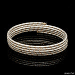 Load image into Gallery viewer, Unique 5-Row Japanese Platinum &amp; Rose Gold Bracelet for Women JL PTB 727
