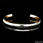 Load image into Gallery viewer, Unisex Platinum Rose Gold Open Kada Hi-Polish JL PTB 736R
