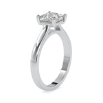 Load image into Gallery viewer, 0.30cts. Solitaire Princess Cut Diamond Platinum Engagement Ring JL PT 0013-A   Jewelove.US
