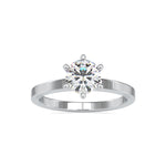 Load image into Gallery viewer, 0.30 cts. Solitaire 6 Prong Platinum Engagement Ring JL PT 0020-A   Jewelove.US
