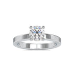 Load image into Gallery viewer, Platinum Diamond Halo Solitaire Engagement Ring JL PT 0021   Jewelove.US
