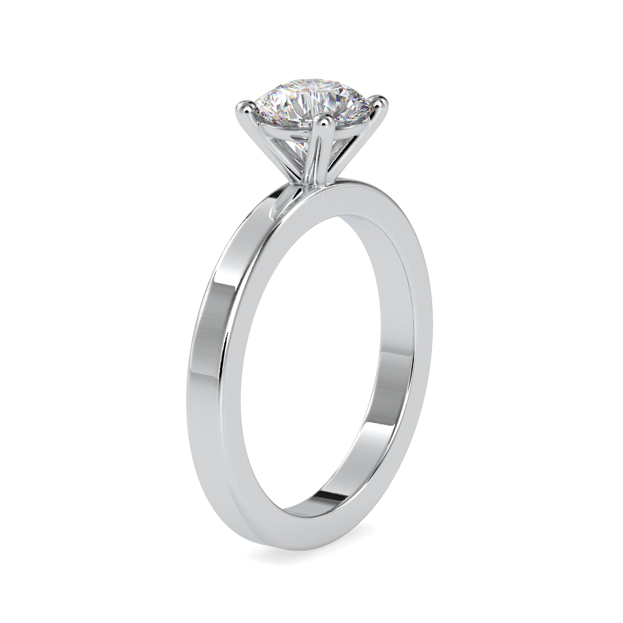 0.30cts. Solitaire Platinum Engagement Ring JL PT 0021-A   Jewelove.US