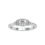 Load image into Gallery viewer, 0.30 cts. Solitaire Platinum Diamond Engagement Ring JL PT 0035-A   Jewelove.US
