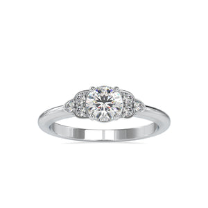 0.30 cts. Solitaire Platinum Diamond Engagement Ring JL PT 0035-A   Jewelove.US