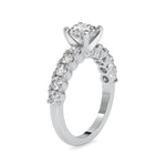 Load image into Gallery viewer, 0.30cts. Solitaire Platinum Diamond Shank Engagement Ring JL PT 0067-A   Jewelove.US
