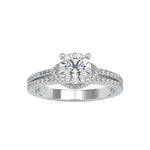 Load image into Gallery viewer, 0.30cts. Solitaire Platinum Diamond Split Shank Engagement Ring JL PT 0073-A   Jewelove.US
