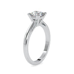 Load image into Gallery viewer, 0.30cts. Princess Cut Diamond Solitaire Platinum Engagement Ring JL PT 0074-A   Jewelove.US
