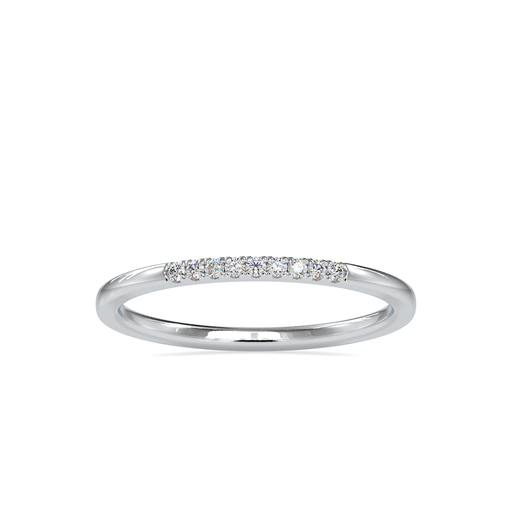 9 Diamond Platinum Ring for Women JL PT 0084   Jewelove.US