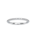 Load image into Gallery viewer, Half Eternity Platinum Ring with Diamonds JL PT 0088   Jewelove.US
