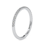 Load image into Gallery viewer, Half Eternity Platinum Ring with Diamonds JL PT 0088   Jewelove.US
