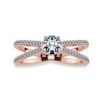 Load image into Gallery viewer, 30-Pointer Solitaire Diamond Split Shank 18K Rose Gold Ring JL AU 1169R   Jewelove.US
