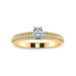 Load image into Gallery viewer, 0.50cts. Solitaire Diamond Split Shank 18K Yellow Gold Ring JL AU 1185Y-A   Jewelove.US
