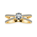 Load image into Gallery viewer, 30-Pointer Solitaire Diamond Split Shank 18K Yellow Gold Ring JL AU 1169Y   Jewelove.US
