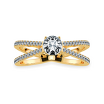 Load image into Gallery viewer, 70-Pointer Solitaire Diamond Split Shank 18K Yellow Gold Ring JL AU 1169Y-B   Jewelove.US
