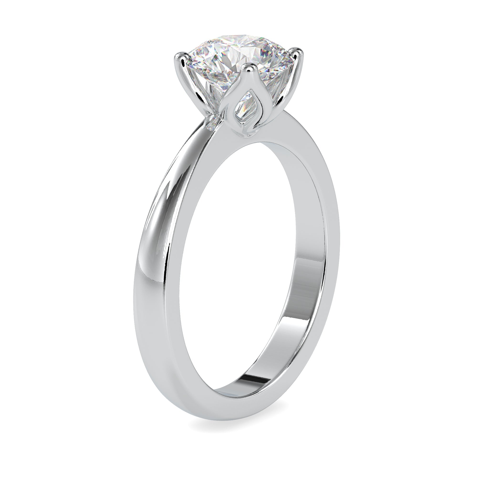 0.30cts. Solitaire Platinum Engagement Ring JL PT 0107-A   Jewelove.US