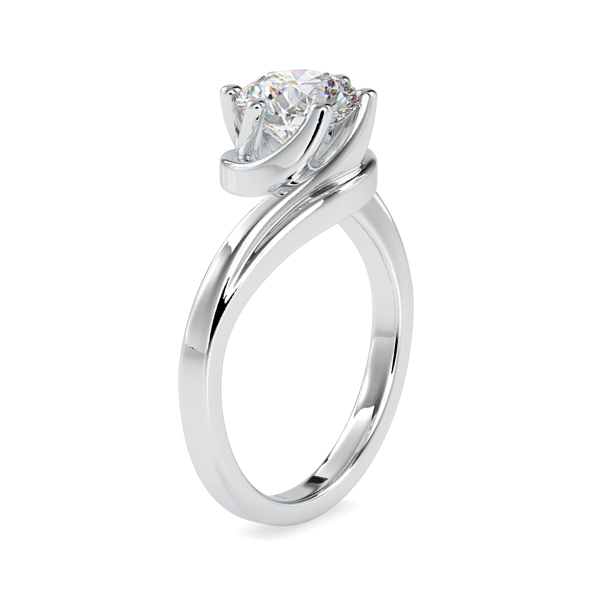 0.30cts. Solitaire Platinum Engagement Ring JL PT 0126-B   Jewelove.US