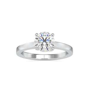 0.70cts. Solitaire Platinum Solitaire Engagement Ring JL PT 0128-B   Jewelove.US