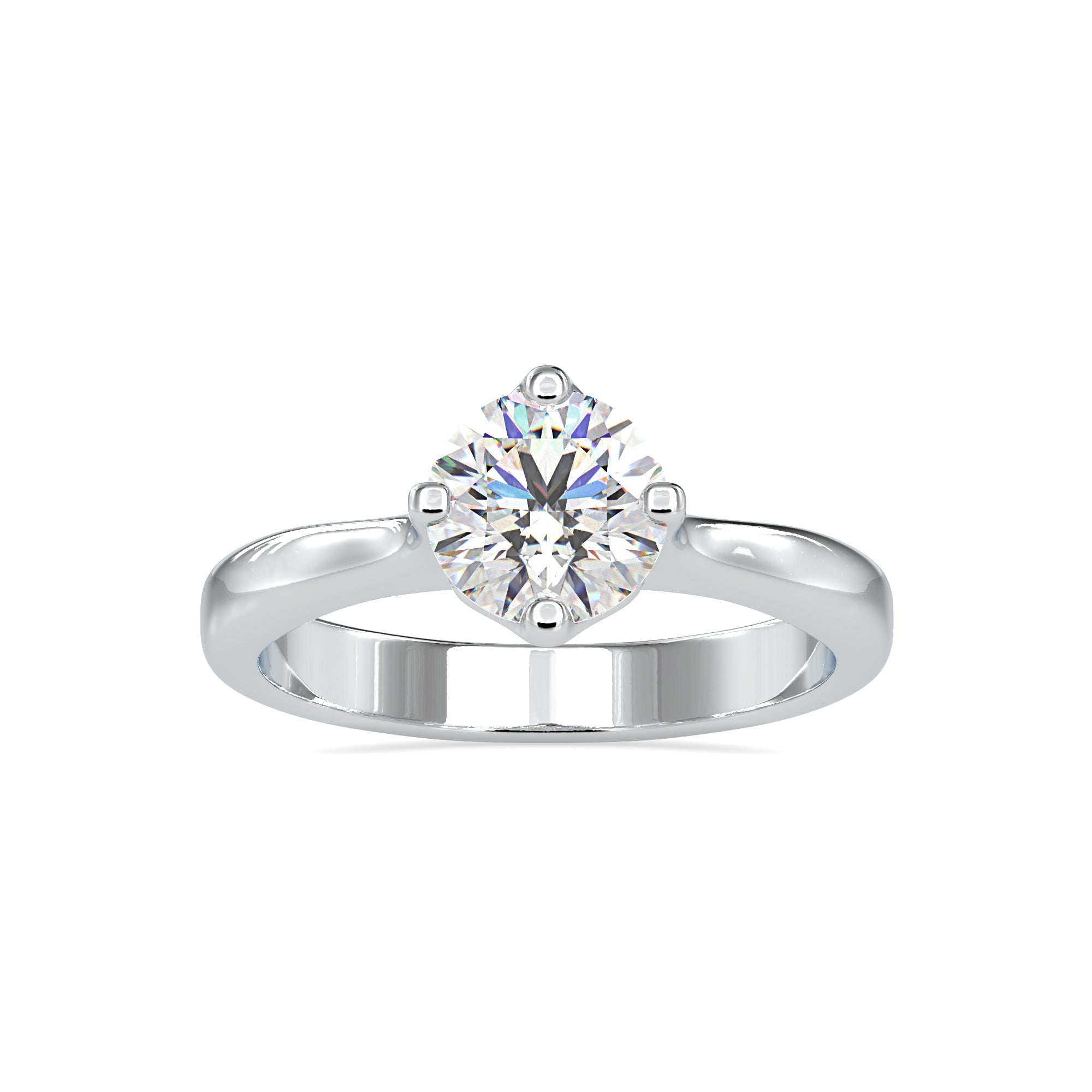 0.30cts. Solitaire Platinum Engagement Ring JL PT 0130-A   Jewelove.US