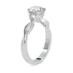 Load image into Gallery viewer, 0.50cts. Solitaire Platinum Twisted Shank Engagement Ring JL PT 0137-A   Jewelove.US
