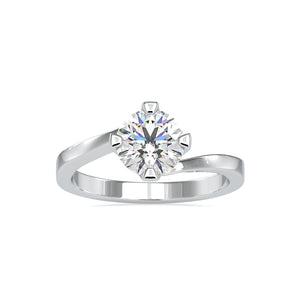 0.30cts. Solitaire Platinum Engagement Ring JL PT 0144-A   Jewelove.US