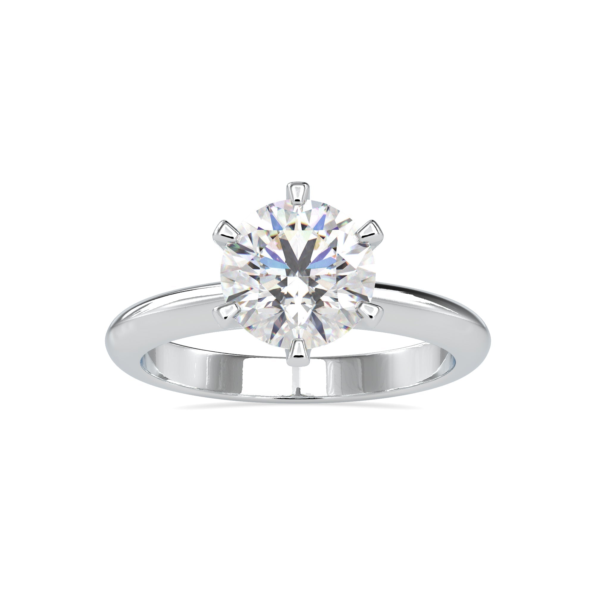 0.50cts. Solitaire Platinum Engagement Ring JL PT 0174-A   Jewelove.US