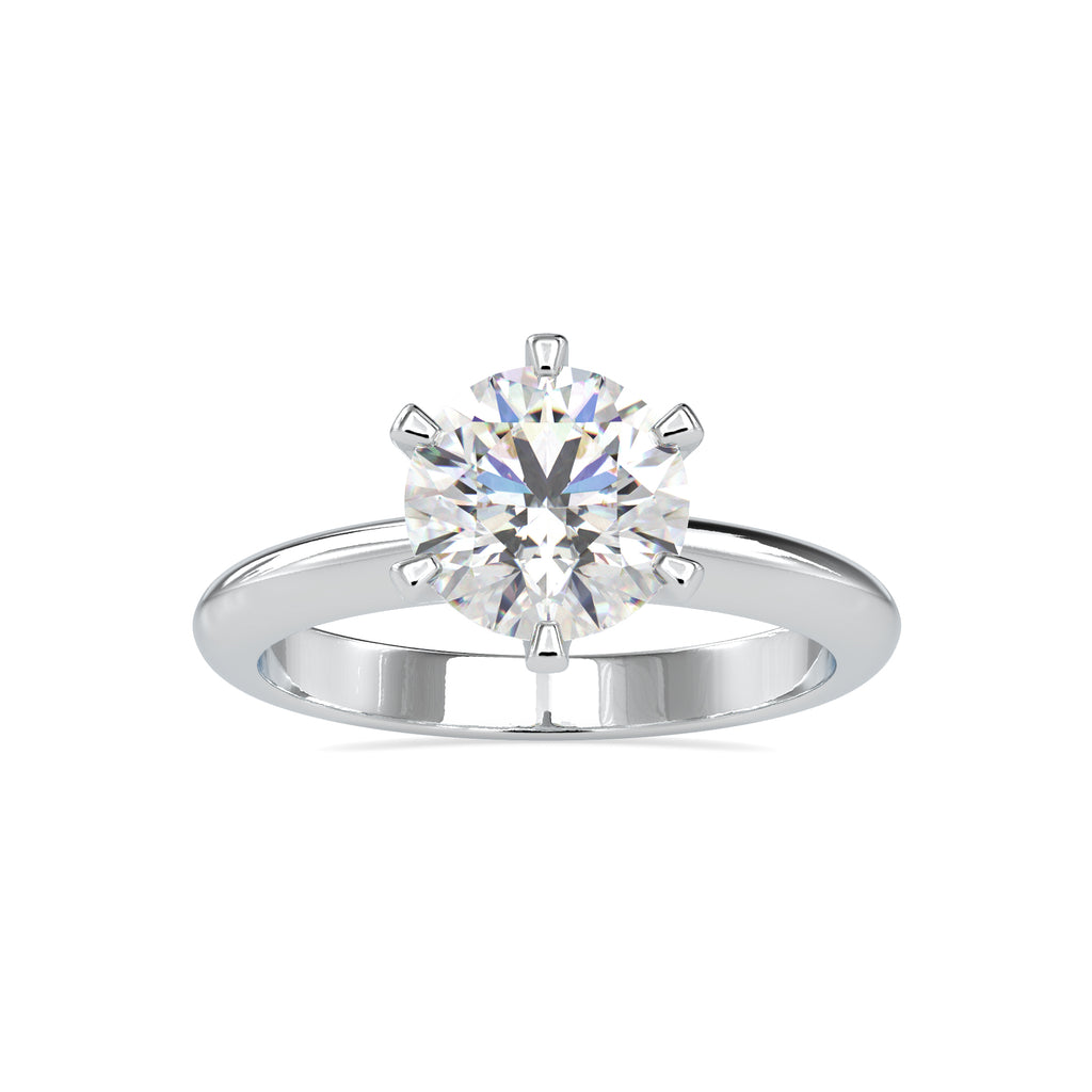 0.30cts. Solitaire Platinum Engagement Ring JL PT 0174   Jewelove.US