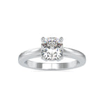 Load image into Gallery viewer, 30-Pointer Cushion Cut Solitaire Platinum Ring JL PT 0175   Jewelove.US
