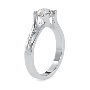 30-Pointer Solitaire Platinum Ring JL PT 0179   Jewelove.US