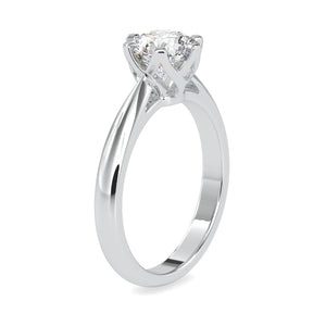 0.30cts. Solitaire 6 Prong Platinum Engagement Ring JL PT 0181-A   Jewelove.US