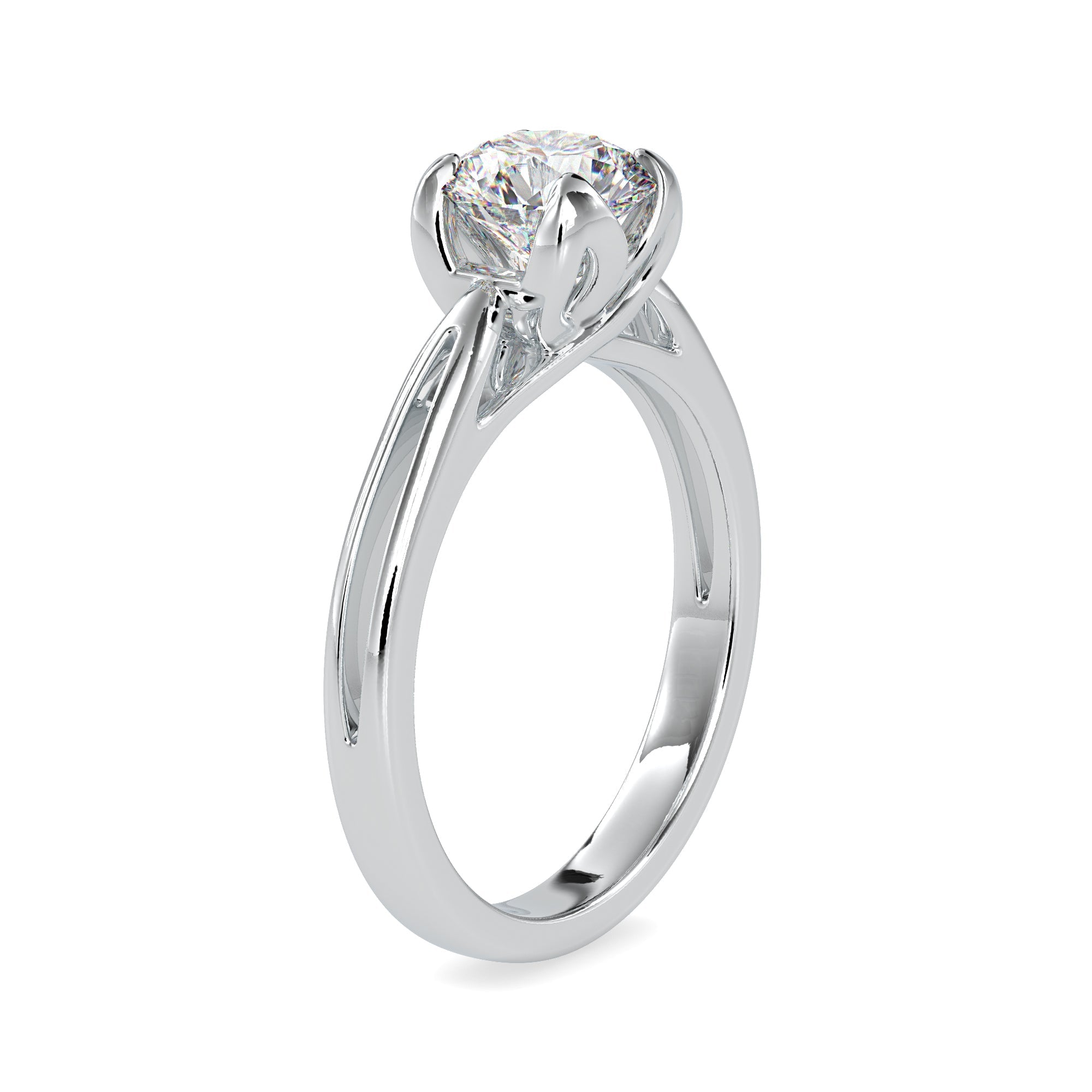 0.30cts. Solitaire Platinum Engagement Ring JL PT 0182-A   Jewelove.US