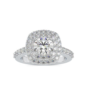 0.30cts. Solitaire Platinum Diamond Engagement Ring JL PT 0197-A   Jewelove.US
