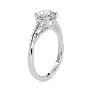 0.30 cts. Solitaire Platinum Shank Engagement Ring JL PT 0199 - A   Jewelove.US