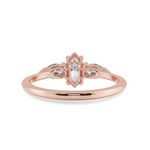 Load image into Gallery viewer, 0.30cts. Marquise Cut Solitaire with Pear Cut Diamond Accents 18K Rose Gold Ring JL AU 1208R   Jewelove.US
