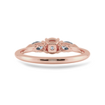 Load image into Gallery viewer, 0.70cts. Solitaire with Pear Cut Accents Diamond 18K Rose Gold Ring JL AU 2020R-B   Jewelove.US
