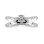 Load image into Gallery viewer, 70-Pointer Solitaire Diamond Split Shank Platinum Ring JL PT 1169-B   Jewelove.US
