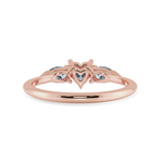 Load image into Gallery viewer, 0.30cts. Heart Cut Solitaire with Pear Cut Diamond Accents 18K Rose Gold Ring JL AU 1205R   Jewelove.US
