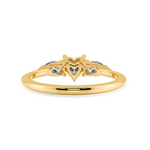 Load image into Gallery viewer, 0.30cts. Heart Cut Solitaire with Pear Cut Diamond Accents 18K Yellow Gold Ring JL AU 1205Y   Jewelove.US
