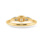 Load image into Gallery viewer, 0.50cts. Solitaire with Pear Cut Diamond Accents 18K Yellow Gold Ring JL AU 2020Y-A   Jewelove.US
