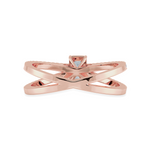 Load image into Gallery viewer, 30-Pointer Emerald Cut Solitaire Diamond Split Shank 18K Rose Gold Ring JL AU 1172R   Jewelove.US
