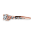 Load image into Gallery viewer, 0.30cts. Solitaire Diamond Accents 18K Rose Gold Ring JL AU 1202R   Jewelove.US
