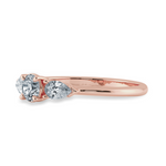 Load image into Gallery viewer, 0.50cts. Solitaire with Pear Cut Diamond Accents 18K Rose Gold Ring JL AU 2020R-A   Jewelove.US
