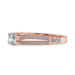 Load image into Gallery viewer, 0.50cts. Solitaire Diamond Split Shank 18K Rose Gold Ring JL AU 1177R-B   Jewelove.US
