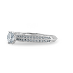 Load image into Gallery viewer, 0.50cts Solitaire Diamond Split Shank Platinum Ring JL PT 1185-A   Jewelove.US
