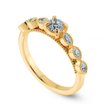 Load image into Gallery viewer, 0.70cts. Solitaire with Marquise Cut Diamond Accents 18K Yellow Gold Ring JL AU 2011Y-B   Jewelove.US
