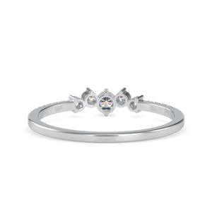 Designer Platinum Diamond Engagement Ring JL PT 0604   Jewelove.US