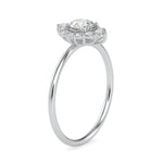 Load image into Gallery viewer, 0.30cts. Solitaire Platinum Diamond Halo Engagement Ring JL PT 0662-A   Jewelove.US
