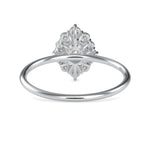 Load image into Gallery viewer, 0.30cts. Solitaire Platinum Diamond Halo Engagement Ring JL PT 0662-A   Jewelove.US
